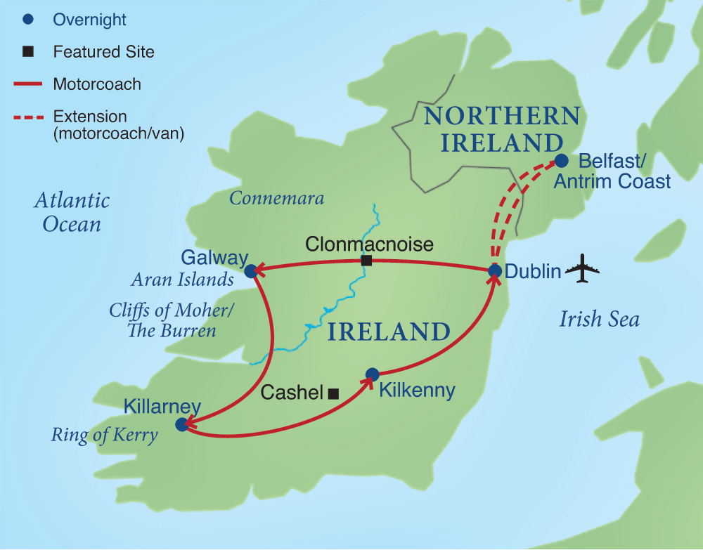 Navigating The Emerald Isle: A Comprehensive Guide To AA Maps Ireland 