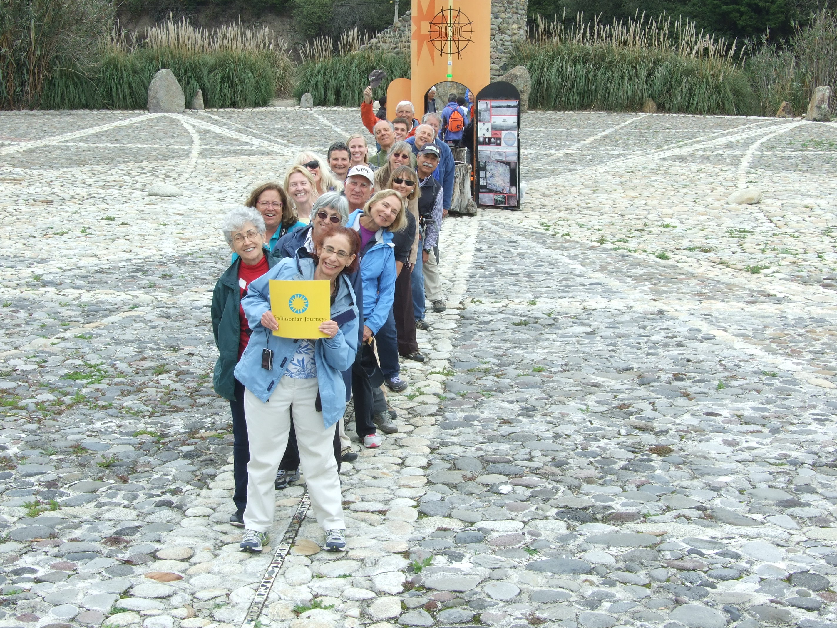 Smithsonian Journeys Tour Group, Quisato Equator Monument