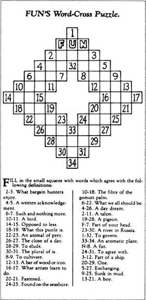 first crossword