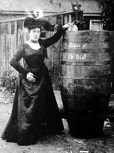 Annie Edson Taylor, aka "Queen of the Mist", was the first person to go over Niagara Falls in a barrel and survive. 